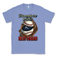 Colony Blue Diamonds are a girl's best friend Baseball Classic Tee - HowdyJamesFarm