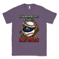 Lavender Diamonds are a girl's best friend Baseball Classic Tee - HowdyJamesFarm