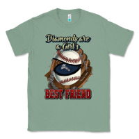 Sage Diamonds are a girl's best friend Baseball Classic Tee - HowdyJamesFarm
