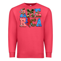 Cardinal america with heart Premium Sweatshirt - AdoDesignShop