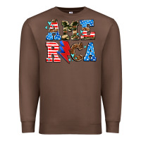 America With Heart Premium Sweatshirt | Teevron