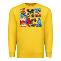 Lemon america with heart Premium Sweatshirt - AdoDesignShop