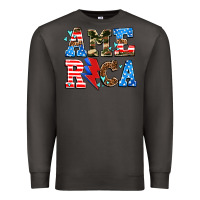 Smoke america with heart Premium Sweatshirt - AdoDesignShop