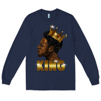 Navy black king Long Sleeve Tee - FaDigitalArtStudio