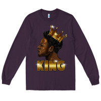 Plum black king Long Sleeve Tee - FaDigitalArtStudio