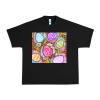 Black Easter eggs daisies carrots Urban Heavy Tee - OliviaCreatesArt