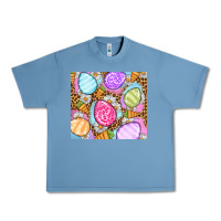 Pebble Blue Easter eggs daisies carrots Urban Heavy Tee - OliviaCreatesArt