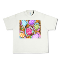 Pistachio Easter eggs daisies carrots Urban Heavy Tee - OliviaCreatesArt