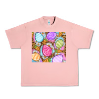 Salmon Easter eggs daisies carrots Urban Heavy Tee - OliviaCreatesArt