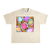 Sandshell Easter eggs daisies carrots Urban Heavy Tee - OliviaCreatesArt
