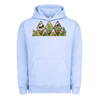Pigment Grape Ice cactus cowhide serape Urban Hoodie - JahusDesignShop