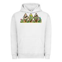 Pigment Lunar Rock cactus cowhide serape Urban Hoodie - JahusDesignShop