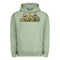 Pigment Oil Green cactus cowhide serape Urban Hoodie - JahusDesignShop