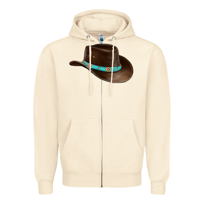 Cowboy Cap Zipper Hoodie by BarkalooDesign | Teevron