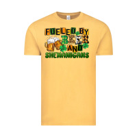Vintage Mustard fueled by beer and shenanigans Vintage Tee - CowGirlArtShop