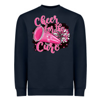 Navy Cheer For The Cure Heavyweight Sweatshirt - BarkalooDesign