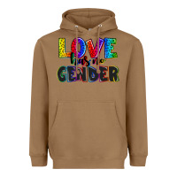 Toasted Coconut love has no gender Heavyweight Hoodie - AdoDesignShop