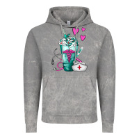 Cloud Rock Nurse Frappe Vintage Hoodie - FaDigitalArtStudio