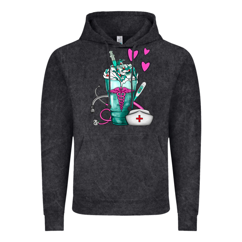 Nurse Frappe Vintage Hoodie by FaDigitalArtStudio | Teevron