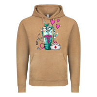 Vintage Camel Nurse Frappe Vintage Hoodie - FaDigitalArtStudio