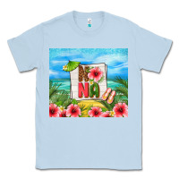 Dusty Blue summer nana Classic Tee - TumblerDesignByShophia
