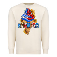 Sandshell ice cream america Premium Sweatshirt - AdoDesignShop