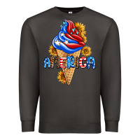 Smoke ice cream america Premium Sweatshirt - AdoDesignShop