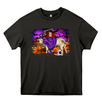 Asphalt Charolais Bull Halloween Heavy Core Tee - RanaPortraitStore
