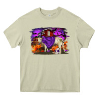 Mossy Charolais Bull Halloween Heavy Core Tee - RanaPortraitStore