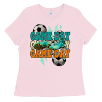 Game Day Lightning Bolt Soccer Ladies Tee | Teevron