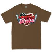Cacao American babe Premium Tee - HowdyJamesFarm