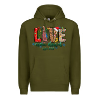 Army Green Love ComeDown Luke 2.11-2 Premium Hoodie - CowhideDigitalArt