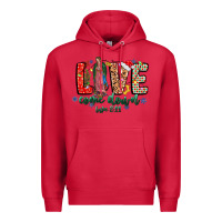 Cardinal Love ComeDown Luke 2.11-2 Premium Hoodie - CowhideDigitalArt