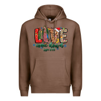 Chestnut Love ComeDown Luke 2.11-2 Premium Hoodie - CowhideDigitalArt