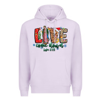 Lilac Love ComeDown Luke 2.11-2 Premium Hoodie - CowhideDigitalArt