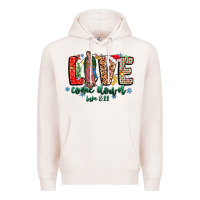 Pale Pink Love ComeDown Luke 2.11-2 Premium Hoodie - CowhideDigitalArt