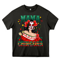 Asphalt Mama Chingona Skull Heavy Core Tee - texasbilliewilder