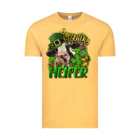 Vintage Mustard One lucky Heifer Vintage Tee - CowGirlArtShop