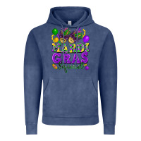 Vintage Denim Mardi Gras squad Vintage Hoodie - FaDigitalArtStudio