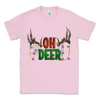Bubblegum Pink Oh deer christmas Classic Tee - Artiststas