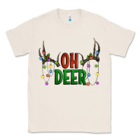 Natural Oh deer christmas Classic Tee - Artiststas