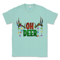 Seafoam Oh deer christmas Classic Tee - Artiststas