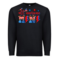 Black all american mimi Premium Sweatshirt - AdoDesignShop