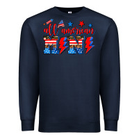 Navy all american mimi Premium Sweatshirt - AdoDesignShop