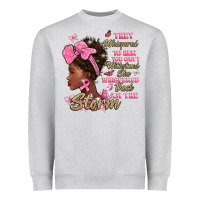 Heather Grey they whispered to hear you cant withstand the stor Heavyweight Sweatshirt - BarkalooDesign