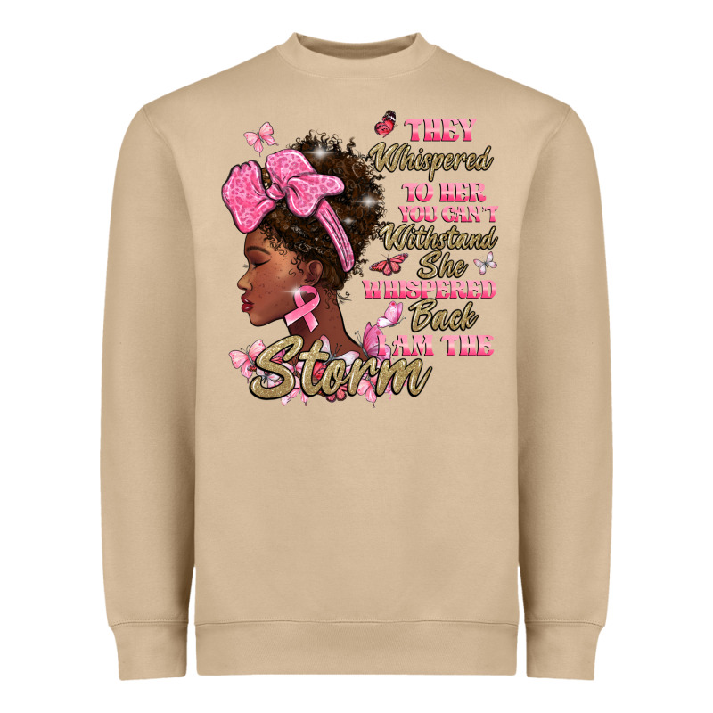 They Whispered To Hear You Cant Withstand The Stor Heavyweight Sweatshirt by BarkalooDesign | Teevron