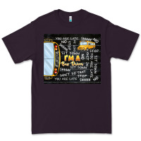 Plum i'm a bus driver school bus black Premium Tee - TumblerDesignByShophia