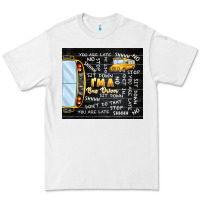 White i'm a bus driver school bus black Premium Tee - TumblerDesignByShophia
