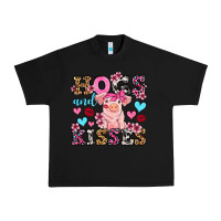 Black hogs and kisses pig  olivia Urban Heavy Tee - OliviaCreatesArt