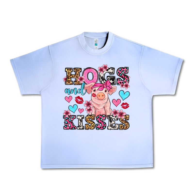 Hogs And Kisses Pig  Olivia Urban Heavy Tee by OliviaCreatesArt | Teevron